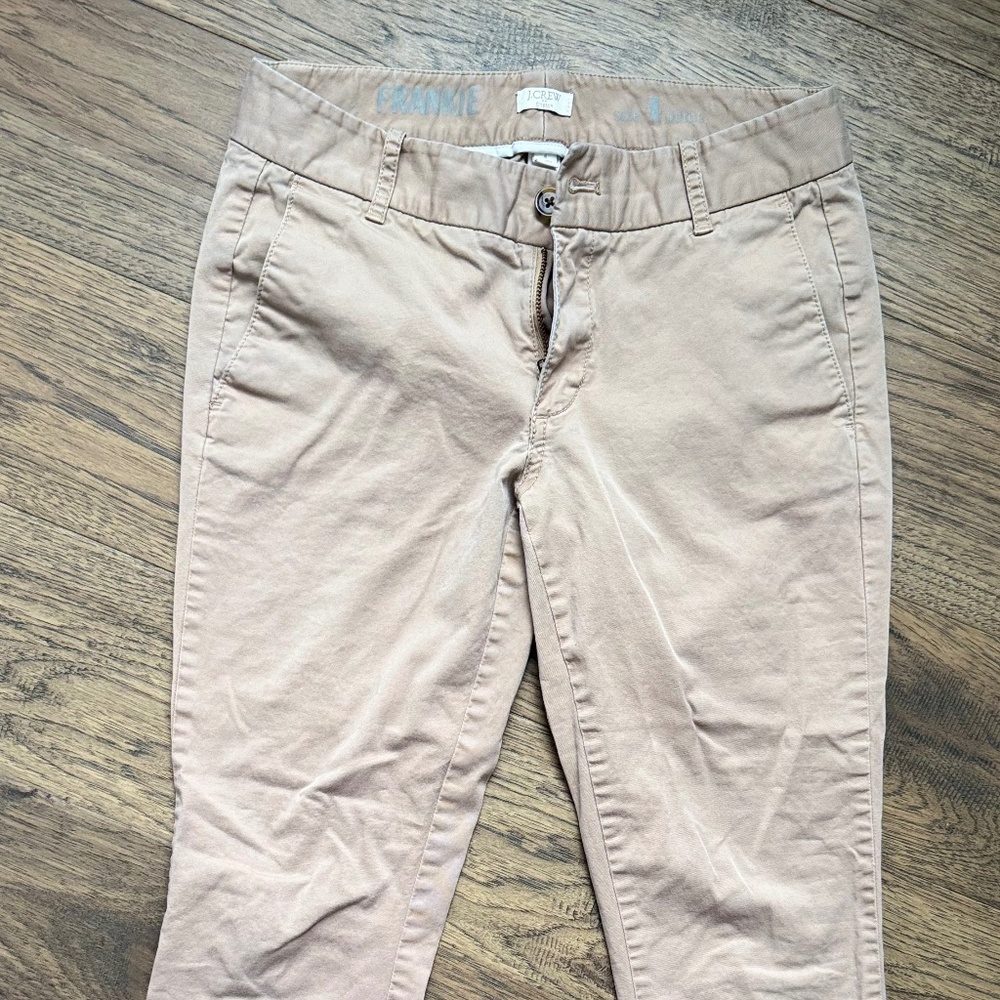 J Crew Frankie petite size 4 khaki